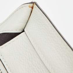 Pre Owned Celine Off White Leather Mini Luggage Tote