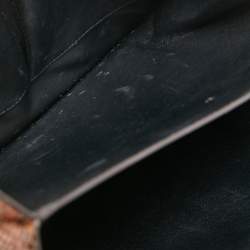 Pre Owned Celine Brown Python Medium Classic Box Shoulder Bag