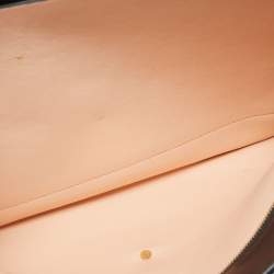 Pre Owned Celine Black Leather Clasp Flap Shoulder Bag