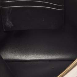 Celine Multicolor Striped Canvas And Leather Clutch