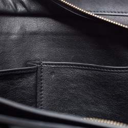 Pre Owned Celine Tri Color Leather and Suede Mini Luggage Tote