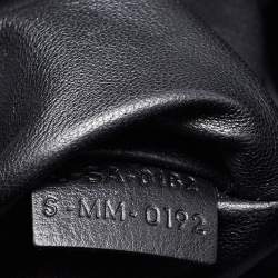 Pre Owned Celine Tri Color Leather and Suede Mini Luggage Tote