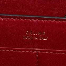 Celine Multicolour Python Tri Fold Chain Clutch 