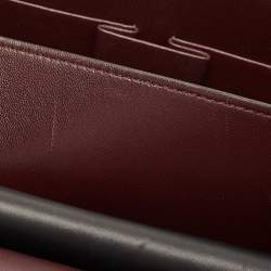 Pre Owned Celine Black Leather Large Case Flap Chain Bag