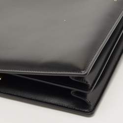 Pre Owned حقيبة سيلين جلد أسود متوسطة بيد علوية