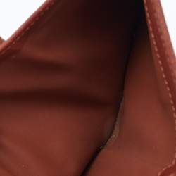 Pre Owned Celine Beige/Tan Macadam Canvas and Leather French Wallet