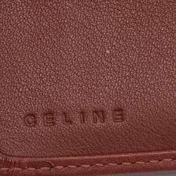Pre Owned Celine Beige/Tan Macadam Canvas and Leather French Wallet