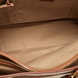 Pre Owned Celine Beige/Tan Macadam Canvas and Leather Boogie Tote