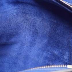 Pre Owned Celine Blue Leather Nano Luggage Tote