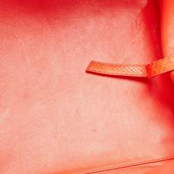 Pre Owned Celine Red Python Medium Phantom Luggage Tote