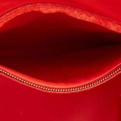 Pre Owned Celine Red Python Medium Phantom Luggage Tote