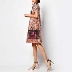 Pre Owned Celine Tricolor Leather Nano Luggage Tote