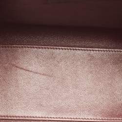 Pre Owned Celine Tricolor Leather Nano Luggage Tote