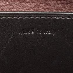 Pre Owned Celine Black Leather Medium Case Chain Flap Shoulder Bag