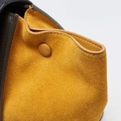 Pre Owned حقيبة يد سيلين ترابيز متوسطة جلد وجلد ثعبان ثلاثى اللون 