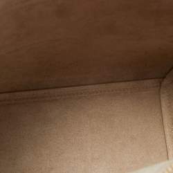 Pre Owned Celine Beige Leather Micro Belt Bag