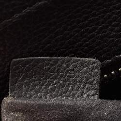 Pre Owned Celine Black Leather Medium Phantom Luggage Tote