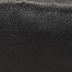 Celine Black Leather Zip Pouch