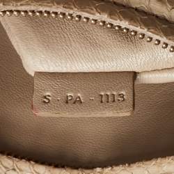 Pre Owned Celine Grey Python Medium Phantom Luggage Tote
