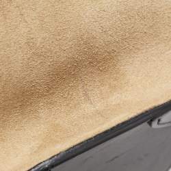 Pre Owned Celine Tri Color Leather and Suede Mini Luggage Tote