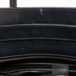 Pre Owned Celine Tri Color Leather and Suede Mini Luggage Tote