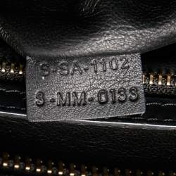 Pre Owned Celine Tri Color Leather and Suede Mini Luggage Tote