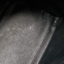 Pre Owned Celine Tri Color Leather and Suede Mini Luggage Tote