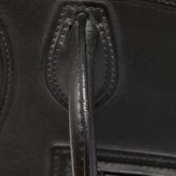 Pre Owned Celine Black Leather Medium Phantom Luggage Tote