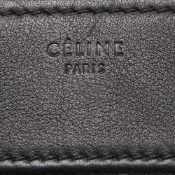 Pre Owned Celine Black Leather Medium Phantom Luggage Tote