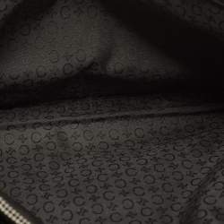 Pre Owned Celine Black Macadam Canvas And Leather Tote