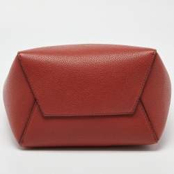 Celine Dark Claycourt Leather Small Sangle Hobo