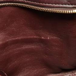 Pre Owned Celine Tri Color Leather Nano Luggage Tote