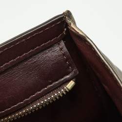 Pre Owned Celine Tri Color Leather Nano Luggage Tote