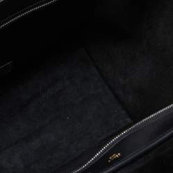 مملوكة مسبقًا حقيبة سيلين ترابيز سويدي وجلد نقشة التمساح رصاصي متوسطة بيد علوية