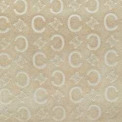 Pre Owned Celine Beige/Tan Macadam Suede and Leather Vintage Flap Bag