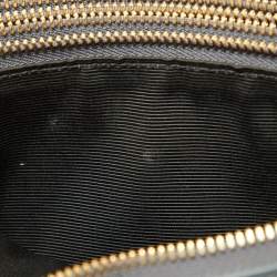 Pre Owned Celine Grey Leather Small Trio Crossbody Bag