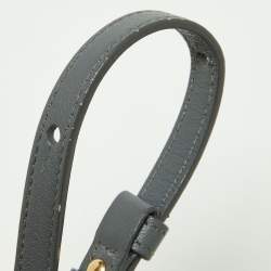 Pre Owned Celine Grey Leather Small Trio Crossbody Bag