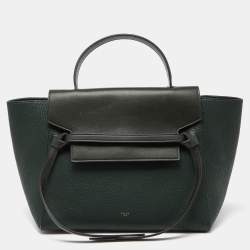 Celine micro outlet belt bag green