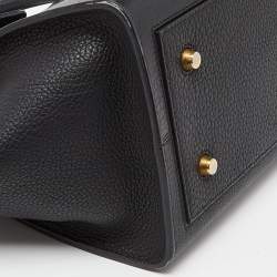 Pre Owned Celine Black Leather Mini Tie Tote