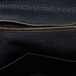 Pre Owned Celine Black Leather Mini Tie Tote