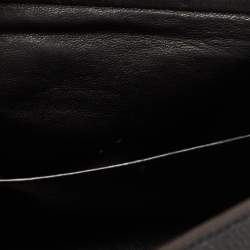 Pre Owned Celine Black Leather and Suede Large Trapeze Top Handle Bag