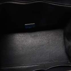 مملوكة مسبقًا Celine Tricolor Python and Leather Medium Trapeze Top Handle Bag