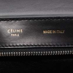 مملوكة مسبقًا Celine Tricolor Python and Leather Medium Trapeze Top Handle Bag