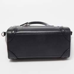 مملوكة مسبقًا حقيبة يد سيلين نانو لاغيدج جلد ثعبان أصفر