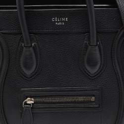 مملوكة مسبقًا حقيبة يد سيلين نانو لاغيدج جلد ثعبان أصفر