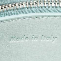 Pre Owned Celine Light Blue Leather Blade Flap Shoulder Bag