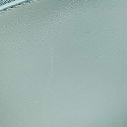 Pre Owned Celine Light Blue Leather Blade Flap Shoulder Bag