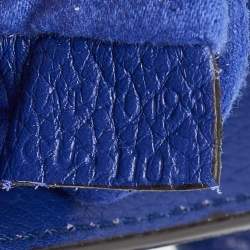 Pre Owned حقيبة يد توتس سيلين ميني لاغيديغ جلد أزرق كحلي