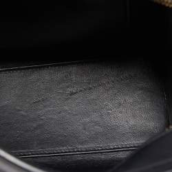 Celine Black Leather Nano Luggage Tote