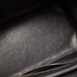 مملوكة مسبقًا Celine Black/Beige Karung,Suede and Leather Mini Luggage Tote